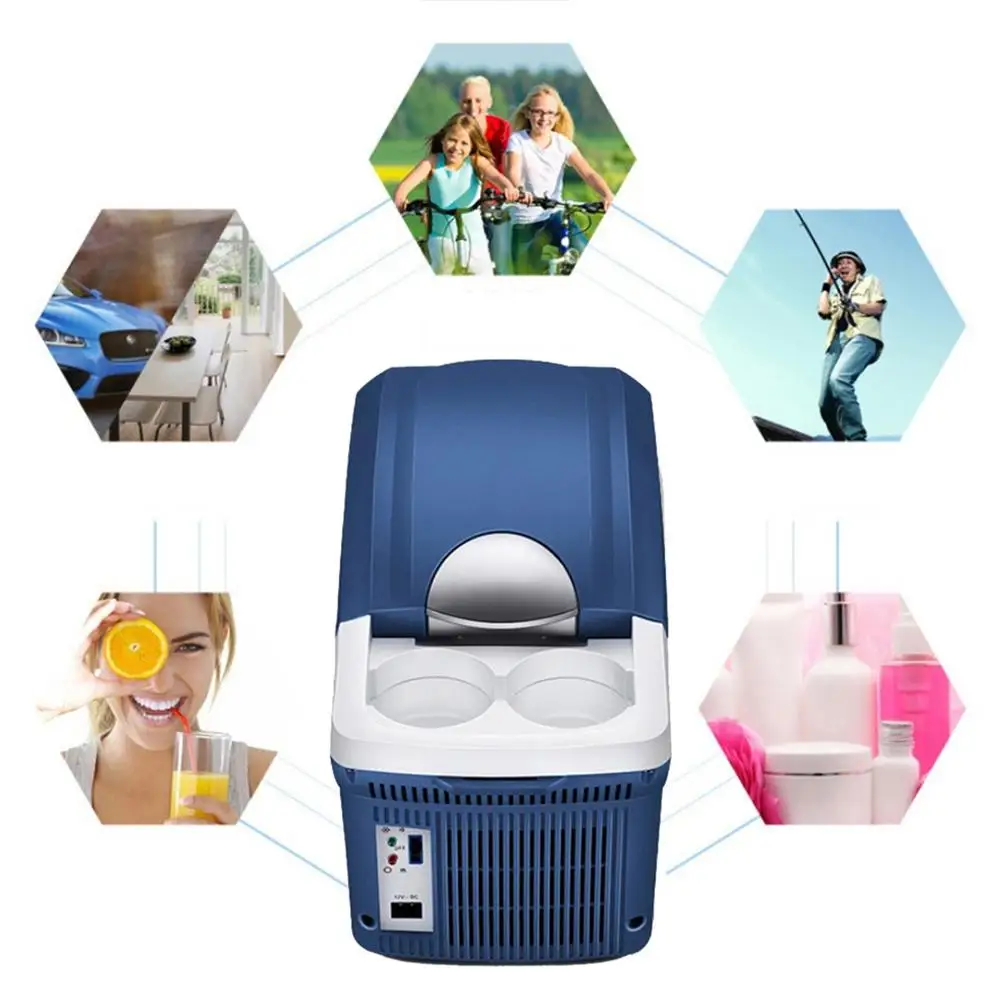 

8L Mini Portable Cooling Warming Refrigerators Freezer Insulation Box Dual Use Cooler Warmer For Auto Car Home Office
