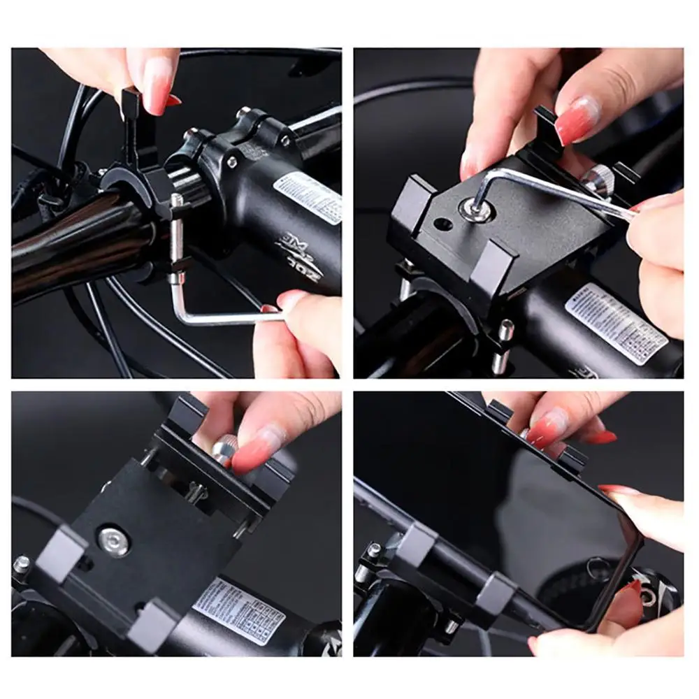 Велосипедный держатель для телефона силиконовая Регулируемая кнопка