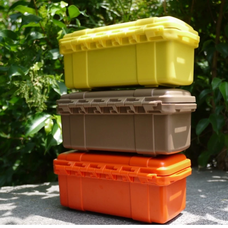 

Outdoor Tool Box Waterproof Tool Kits Storage Box Safety Protector Organizer Travel Sealed Containers Hardware Toolb Plastic