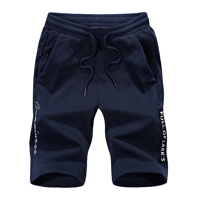 Брендовые высококачественные хлопковые мужские шорты летние пляжные для мужчин