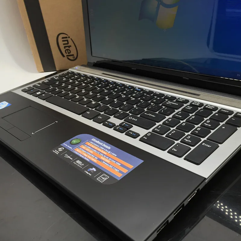 15-дюймовый игровой ноутбук компьютер с DVD 8 ГБ DDR3 1 ТБ HDD Intel I7 процессор 2 0 ГГц