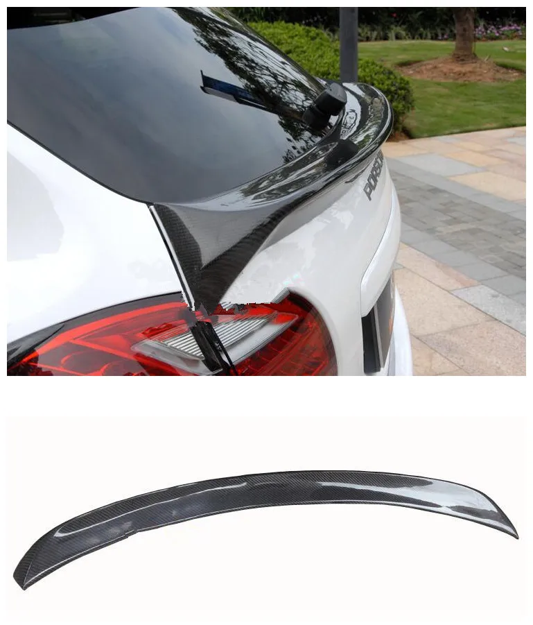 Высокое качество углеродного волокна задний багажник спойлер крыло подходит для