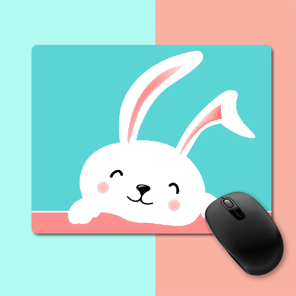 

Happy Easter Kawaii Rabbit Gaming Mouse Pad PC Mousepad Game Pad Cartoon Rubber Mouse Pad Office Keyboard Pad