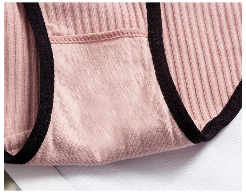 3 шт./набор японское Полосатое хлопковое сексуальное женское нижнее белье