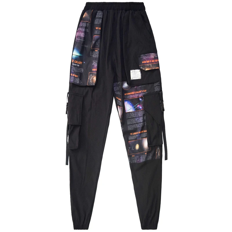 

Multi Pockets Cargo Harem Jogger Pants Men Hip Hop Fashion Casual Track Trousers Streetwear Harajuku New Men Sweatpants