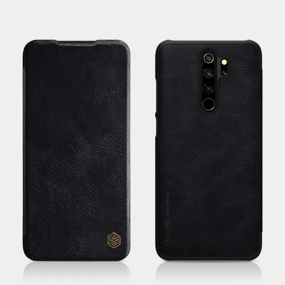 Чехол для Xiaomi redmi note 8/redmi note 8 pro NILLKIN, откидная кожаная задняя крышка, чехол для redmi note 8 pro global с карманом для карт