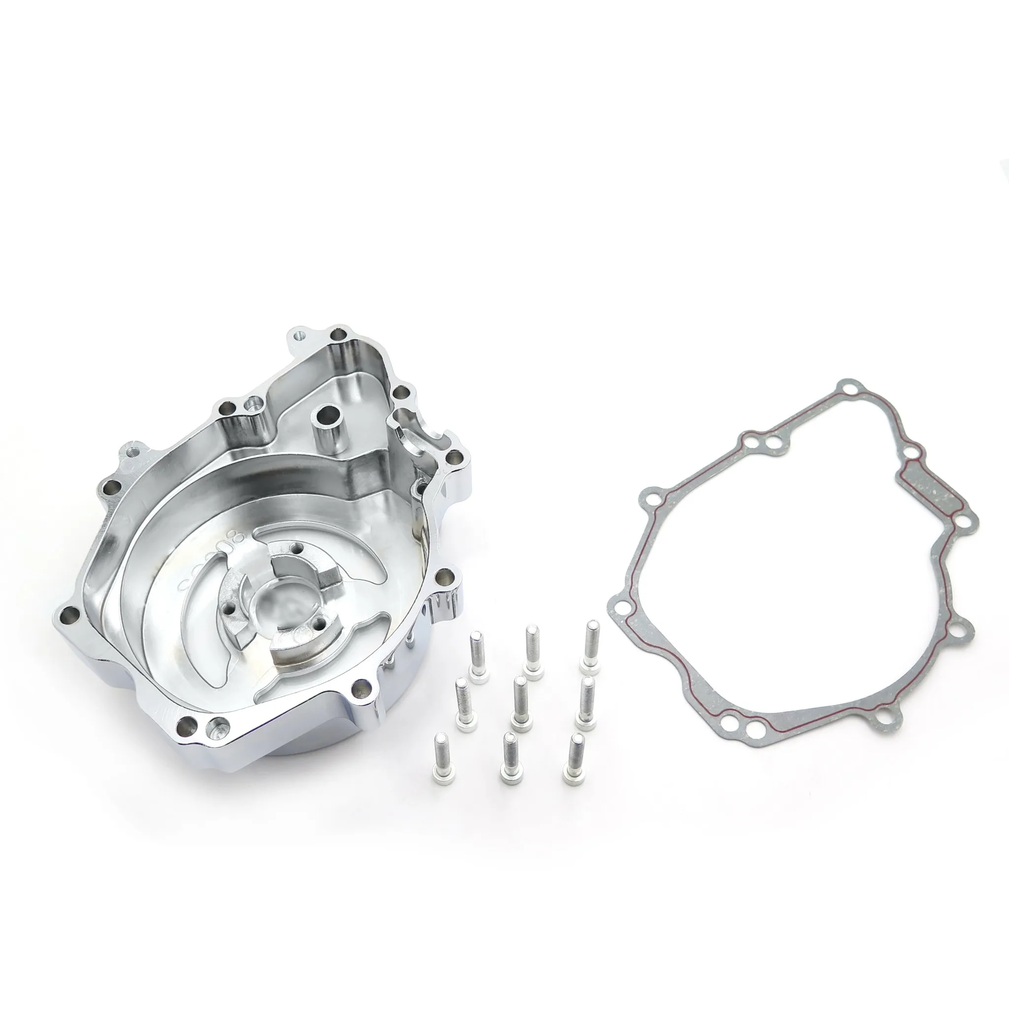 Aftermarket free shipping motorcycle parts Engine Stator cover see through for Yamaha YZF R6 2003-2006 03-09 R6S CHROME | Автомобили и