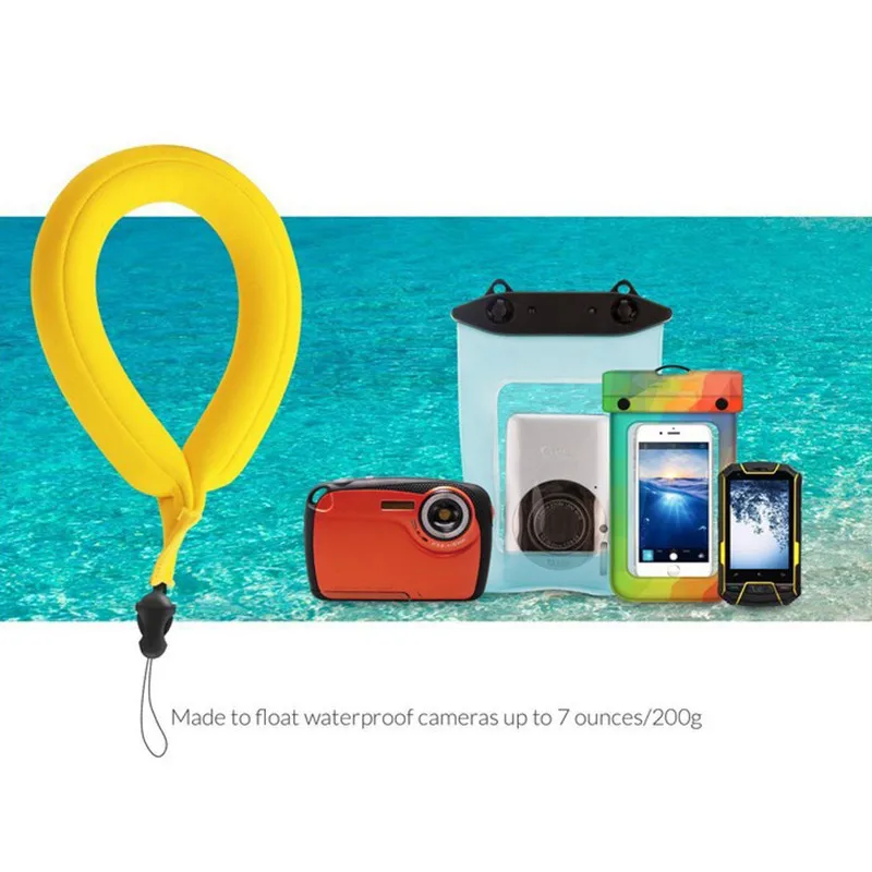 Подводный Плавающий ремешок на запястье для GoPro Xiaomi Yi камеры SJCAM телефона