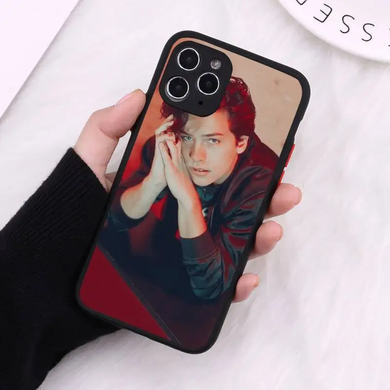 

Cole Sprouse RIVERDALE Phone Case Matte Transparent for iPhone 7 8 11 12 s mini pro X XS XR MAX Plus cover funda