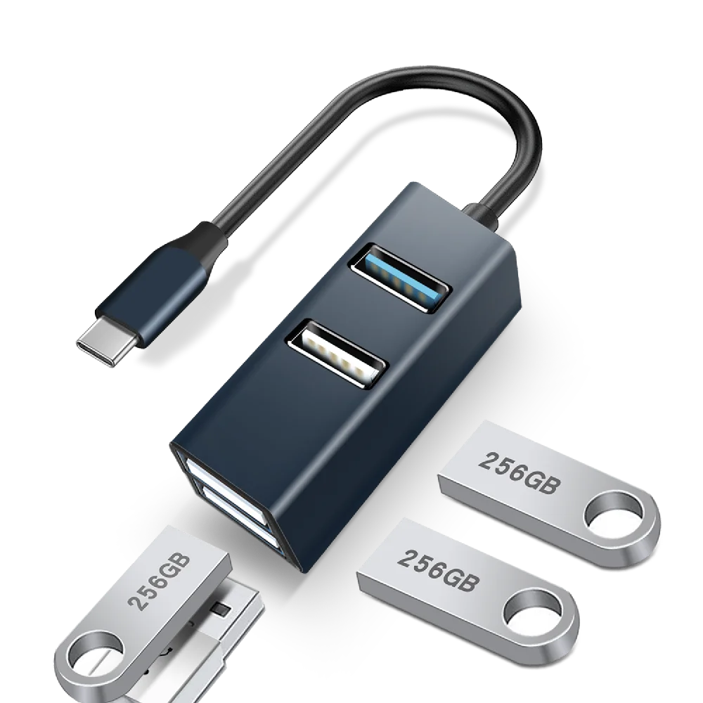

High Speed USB 3.0/TYPE C HUB Multi USB Splitter 4 Ports Expander Multiple USB Pair Interface Computer Accessories For Laptop PC