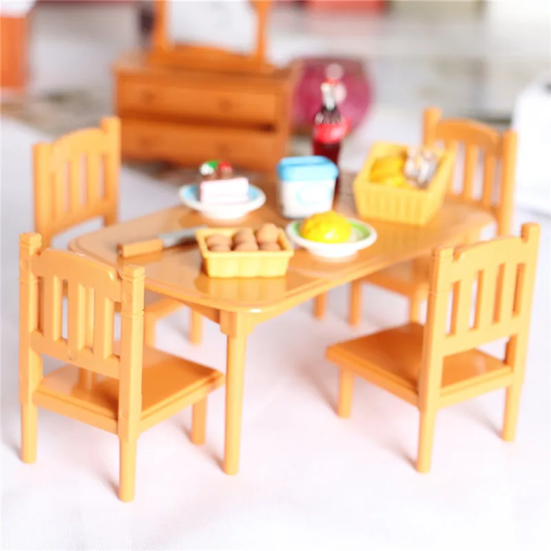 

DIY Mini Resin Dollhouse Furniture Toys Acessories Set 1/12 or 1/6 Simulation Furniture Model Toy for Doll House Decoration