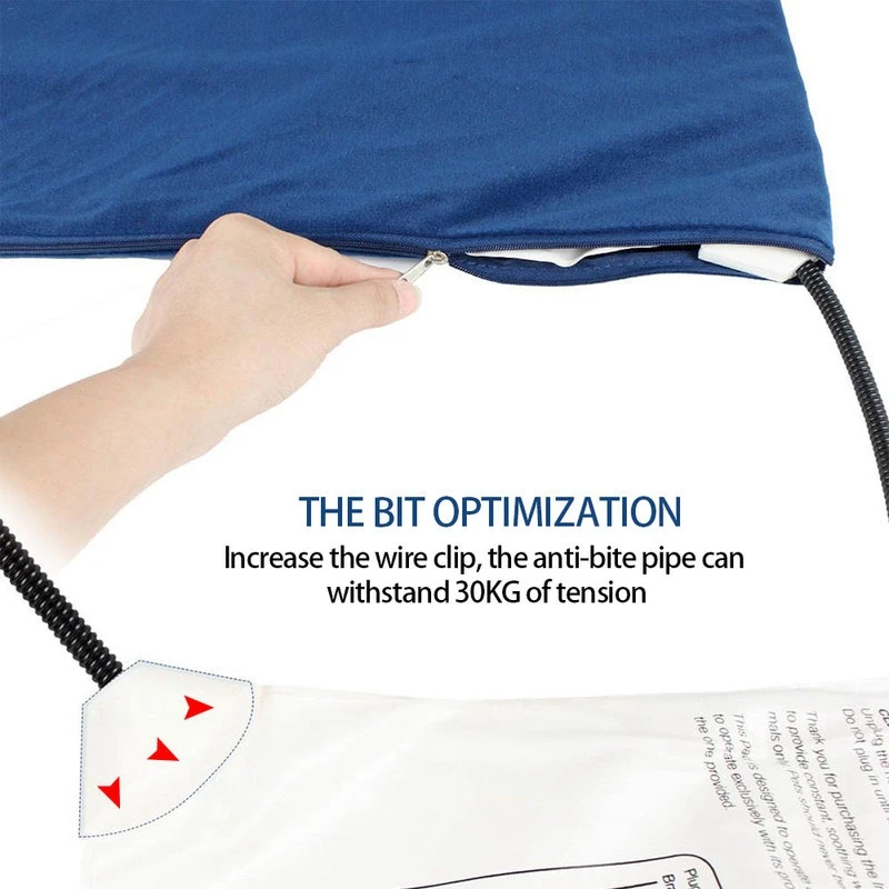 

Heating Pads for Pet Dog Cat Electric Winter Warm Carpet for Animals Pet Heater Mat Carpet Heated Pad 40X30cm