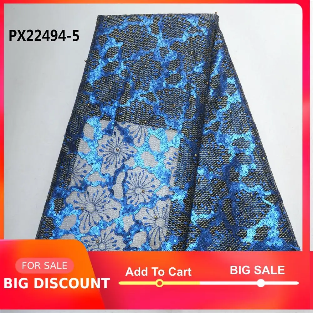 Королевский синий хорошая цена Высококачественная Тюлевая кружевная органза