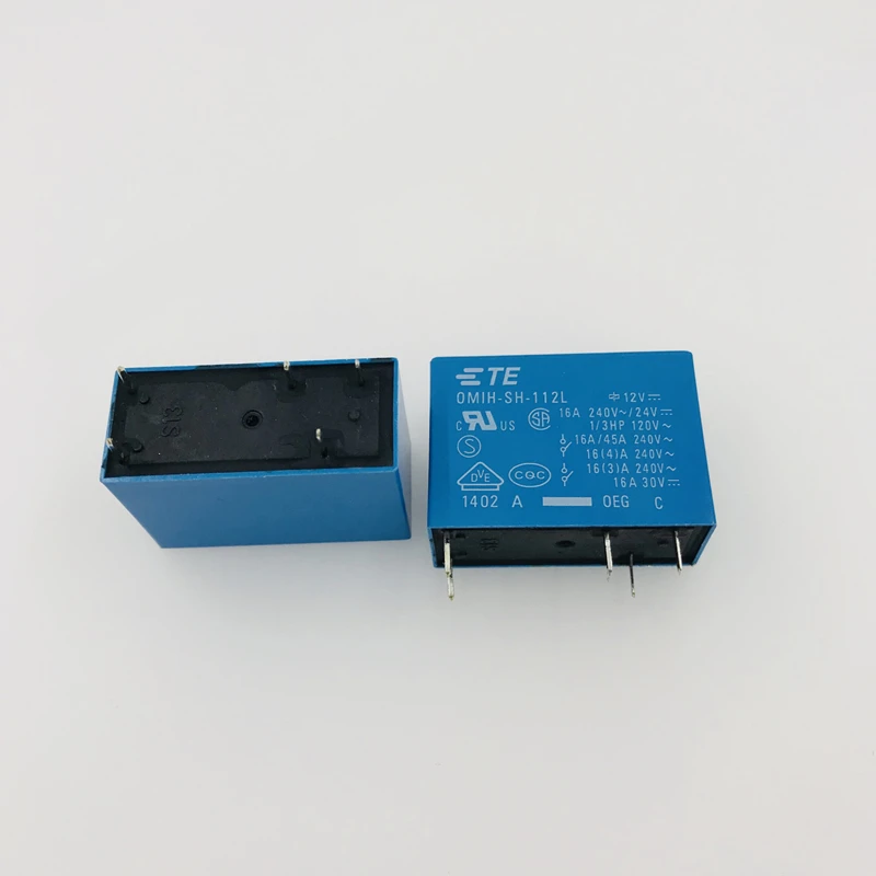 10 шт. реле OMIH SH 112L 124L 5PIN 16A набор преобразования SS 112LM 124LM 4PIN группа нормально