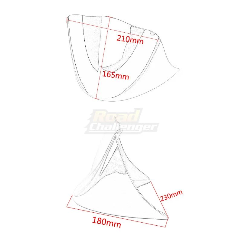Передний спойлер для мотоцикла обтекатель воздушной дамы брызговик Harley Dyna Fat Bob