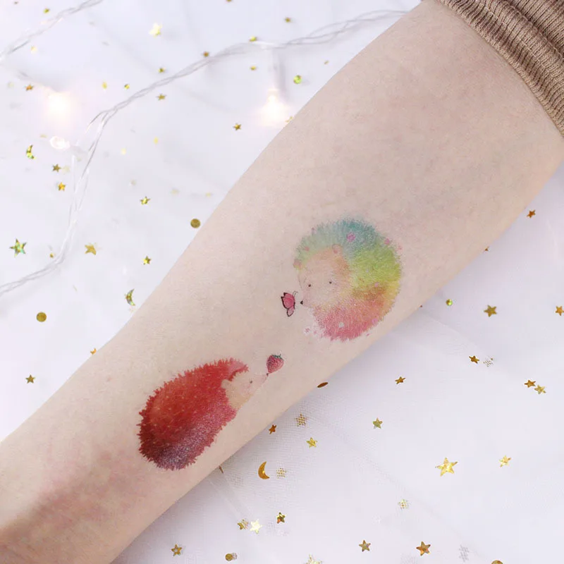 Водостойкие Временные татуировки для девочек мальчиков на руку лодыжку сделай