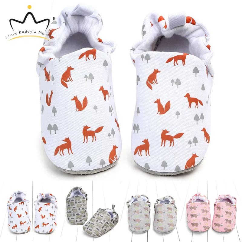 Новые хлопковые туфли для новорожденных обувь первых шагов мальчиков и девочек
