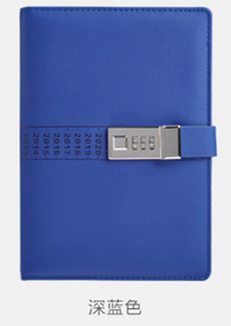 Запираемый блокнот формата A5 с твердым паролем 2020 Органайзер журнал