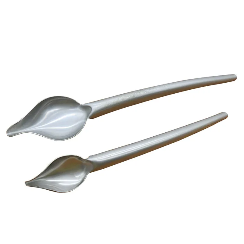 2 Pack DIY Stainless Steel Chocolate Spoon Cut Flower Decoration Pastry Tools Pencil Writing small spoon | Дом и сад