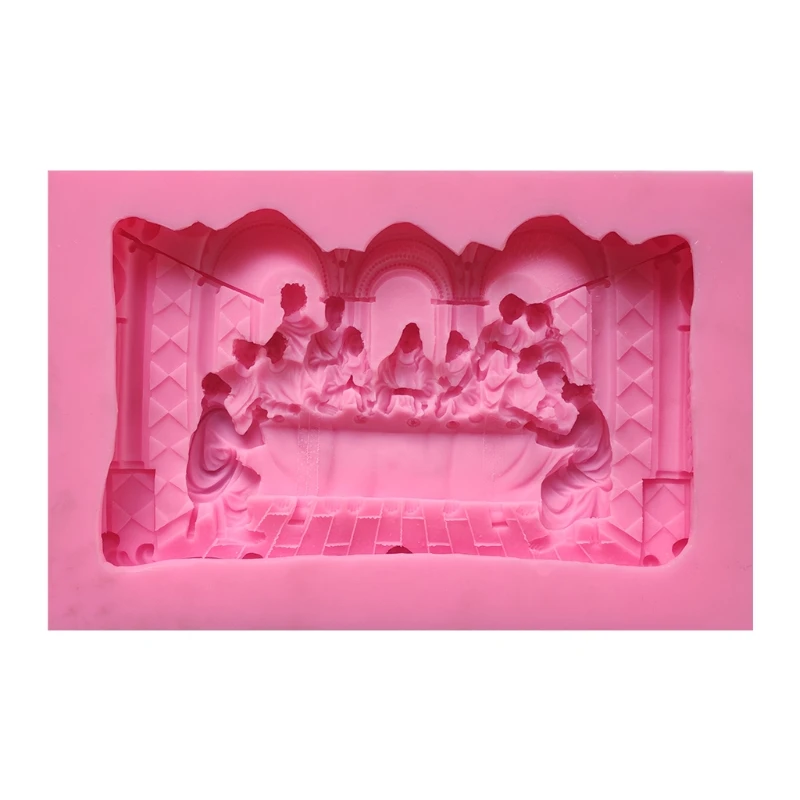 

Crystal Epoxy The Last Supper Photo Frame Listing Mold Silicone Mold Resin Creative Decorative Ornaments R2LE