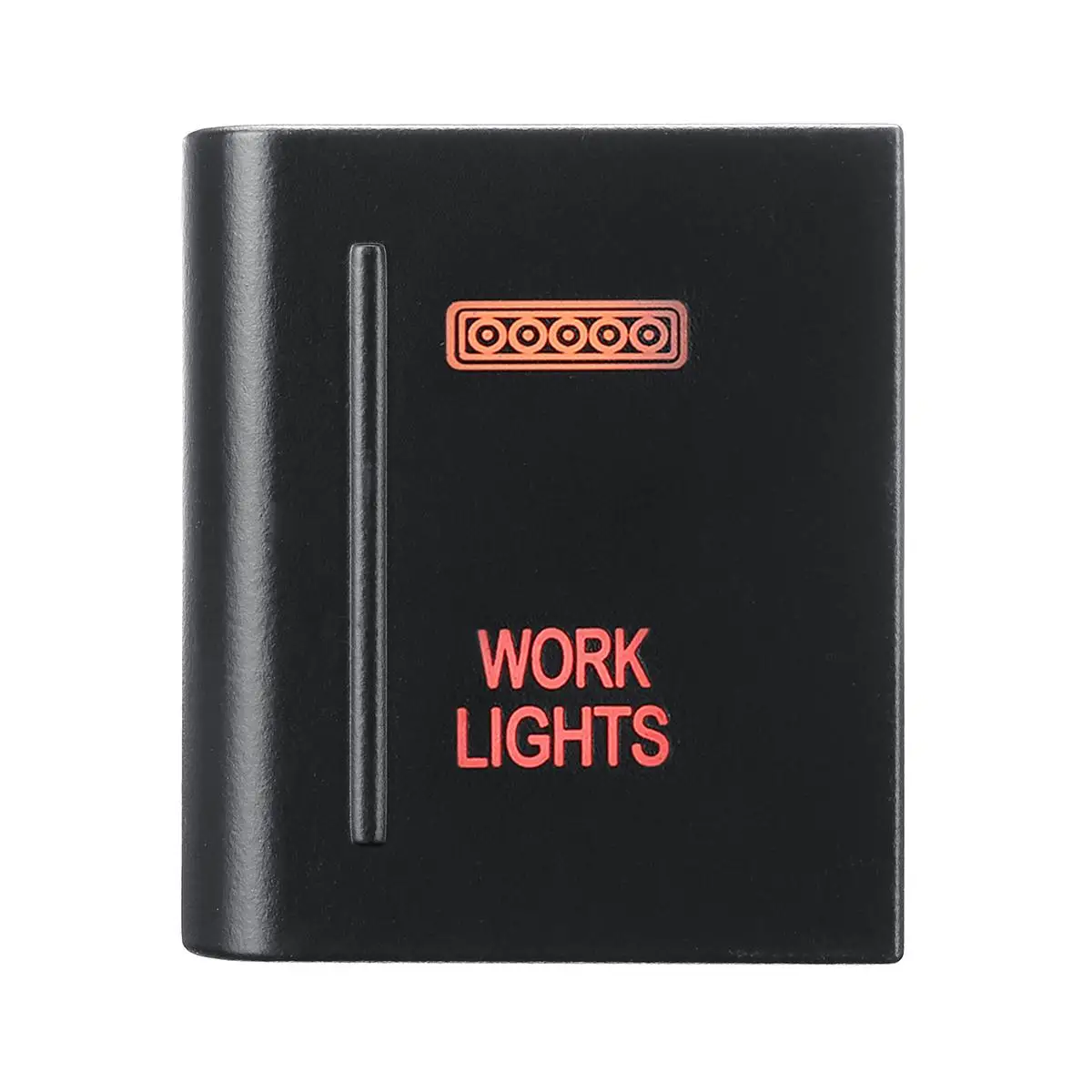 Work Light Левая кнопка для автомобиля переключатель Янтарный/красный светодиодный задний передний точечный DC 12 В 3A противотуманный светильник внутренняя часть для VW для Amarok - Испускаемый цвет: Work Light