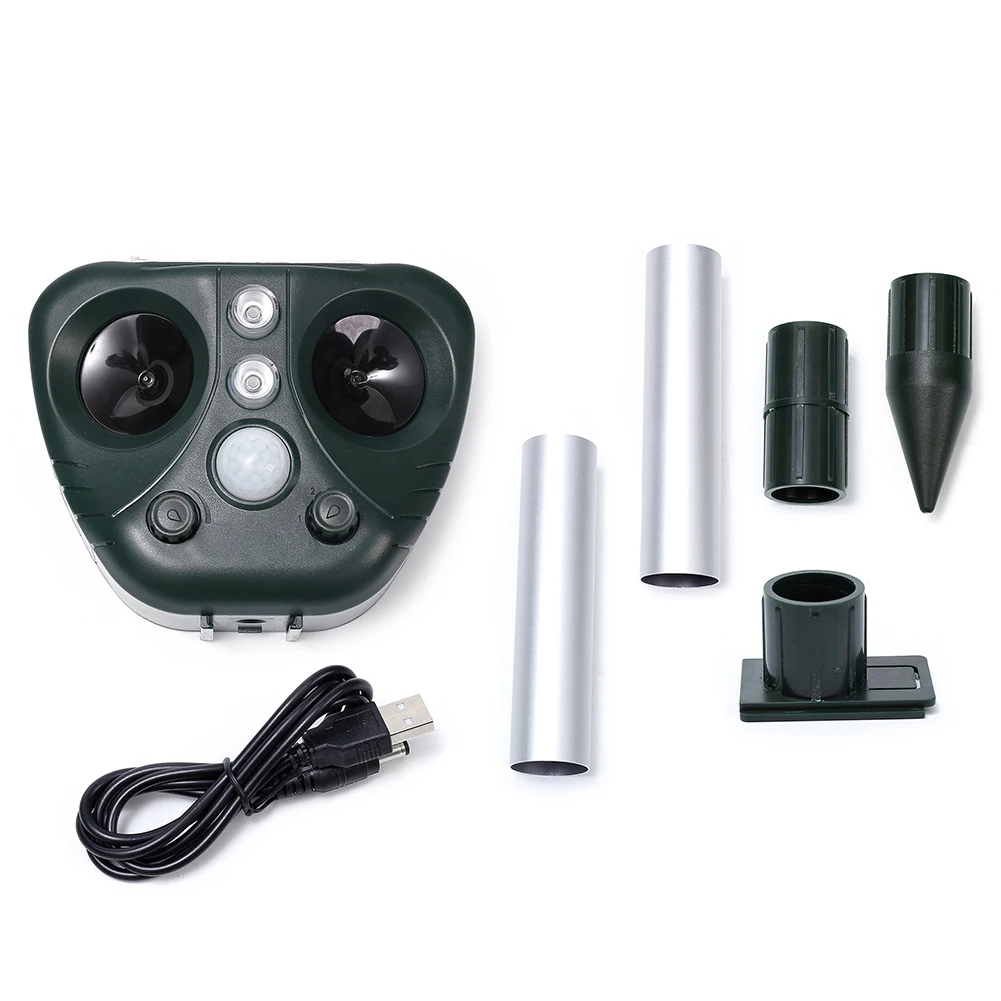 

Outdoor Waterproof Solar Animal Repellent Ultrasonic Strong Flashes Motion For Gardening And Garden Animal Repellent Tools