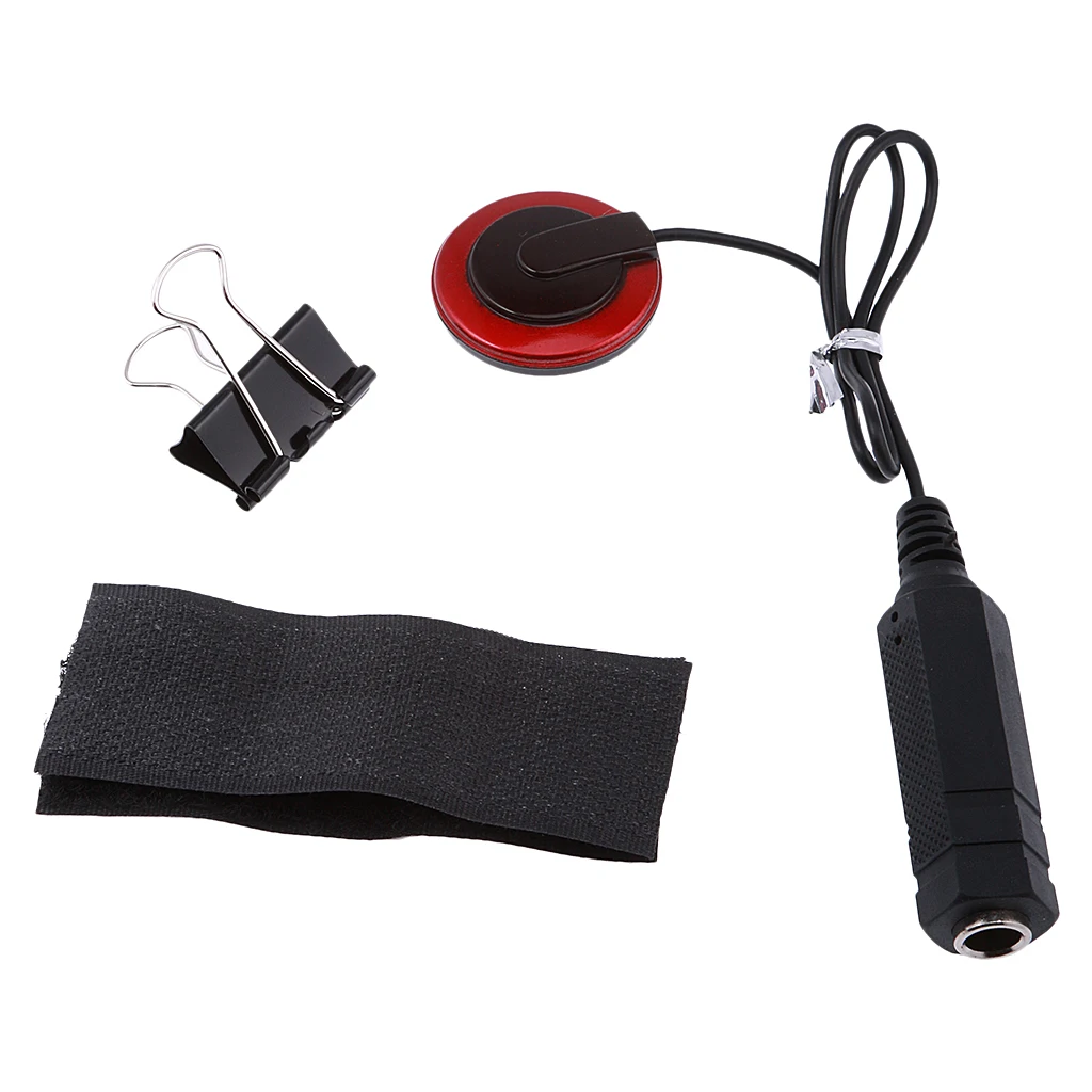 Мандолина для гитары пьезо датчик захвата с кабелем 1/4 ''Jack 12''|Детали и