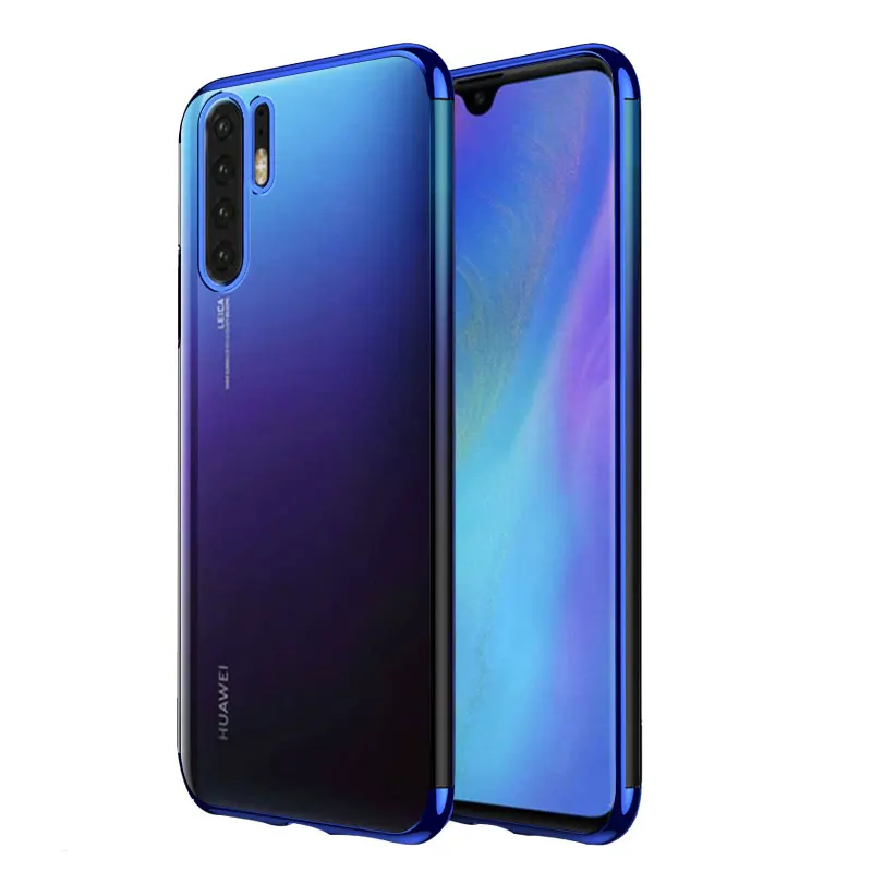 Чехол для Huawei P30 Pro Lite P20 Nova 4e 4 3e Mate 30 20 10 P Smart 2019 Honor 20i V20 Роскошный прозрачный чехол с