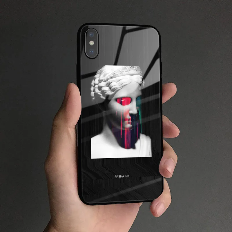 Абстрактная статуя Блестящий искусство эстетика роскошный стеклянный Мягкий