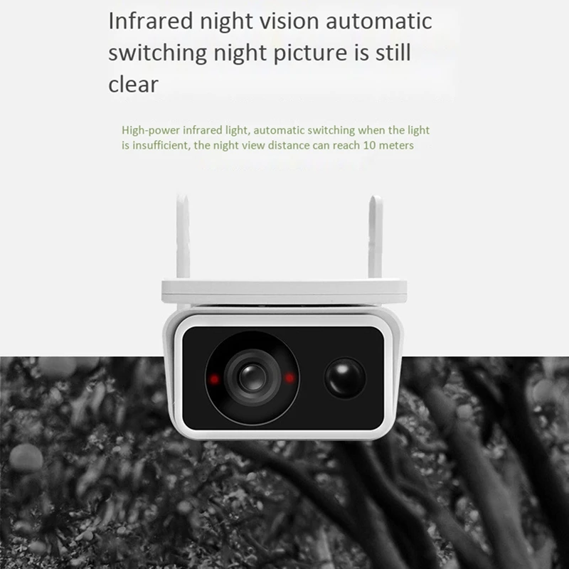 

Solar Camera Outdoor Waterproof Remote Surveillance Camera Wireless Wifi 2MP Camera 1080P HD
