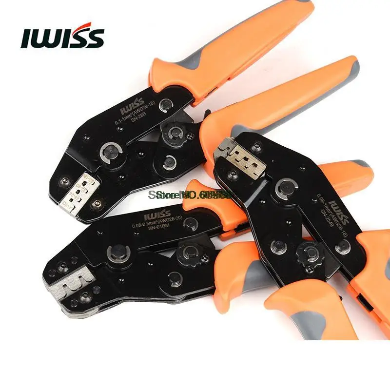 IWISS SN Series Ratchet Crimping tool Dupont XH2.54 PH2.0 2510 terminal Pliers Electrical SN-11011 SN-02C SN-06WFL | Ручные