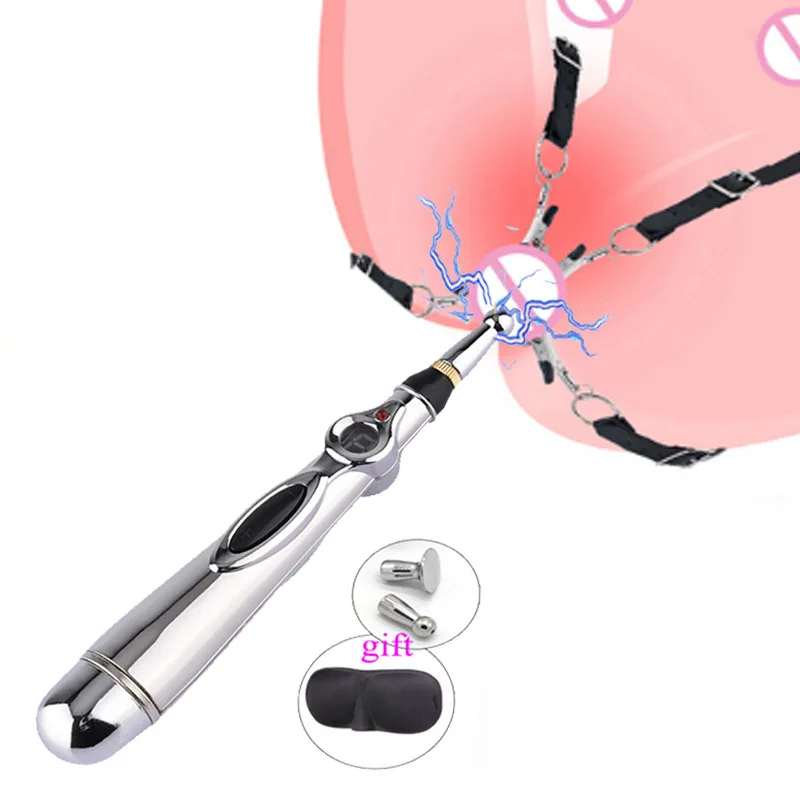 Товары для взрослых электрошоковая мастурбация массажная палочка клипса