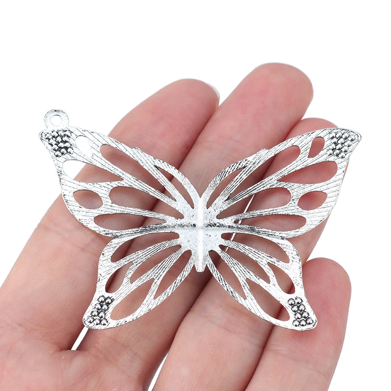 ZXZ 5 шт тибетские серебряные большие подвески бабочки ювелирные изделия