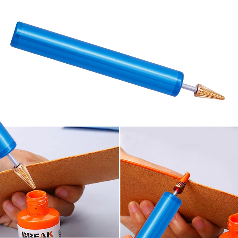 LMDZ латунная головка кожаная кромка масляная ручка краска для рисования кожаные