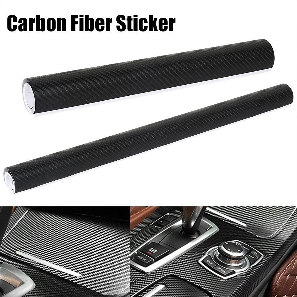152*30 см 4D углеродная волоконная пленка автомобильные наклейки водонепроницаемые