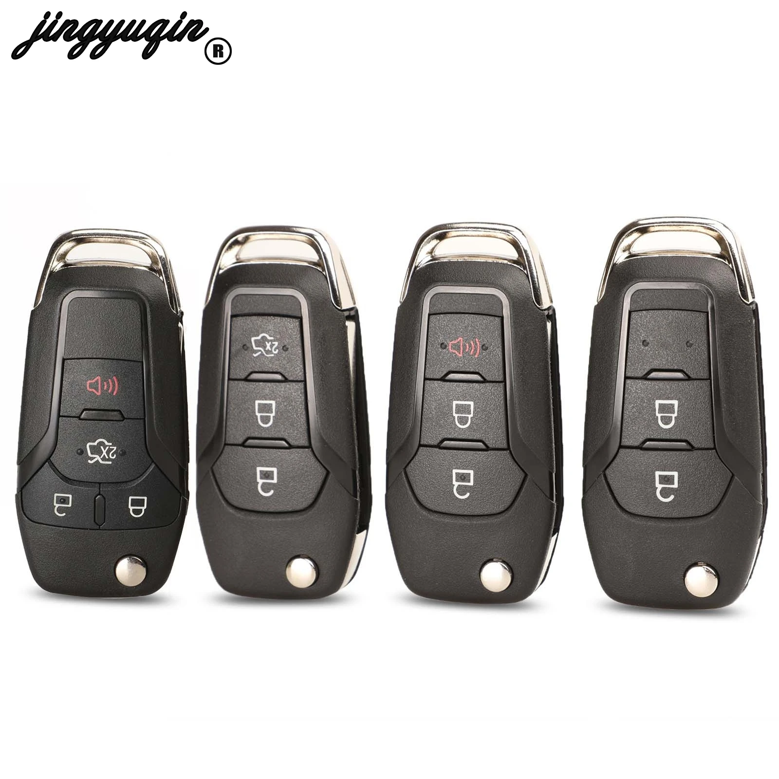 Jingyuqin ФОБ для Ford Fusion Edge Explorer 2013 2014 2015 FCC ID: Φ HU101 Blade|Ключ от авто| |