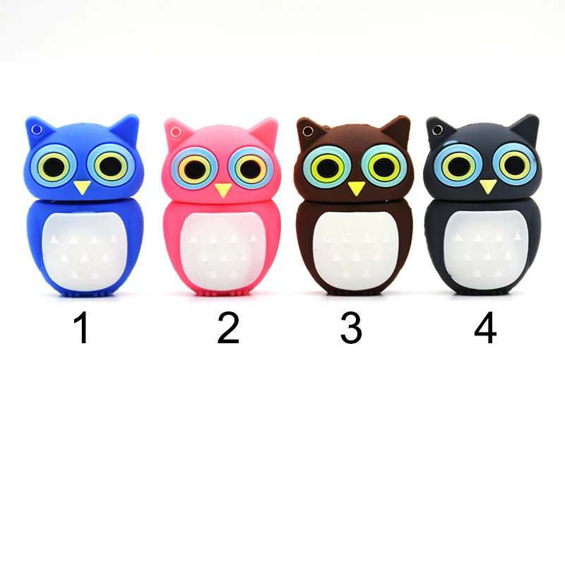 Флеш-накопитель Usb 2 0 в виде совы 4 ГБ 8 16 32 64