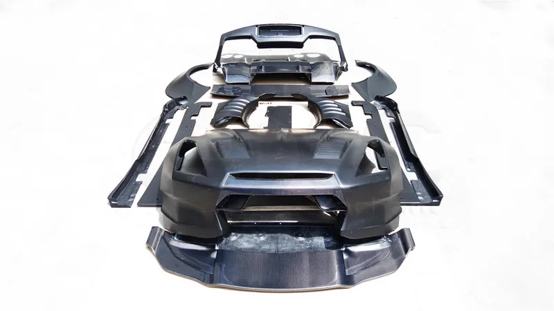 Комплект для Nissan R35 GTR CBA DBA BSP 2008 2015 гг.|bodykit nissan|lips lipnissan gtr body kit |