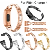 metal straps for fitbit charge 4 bands stainless steel bracelet fashion watch wrist bands for fitbit charge 4 accessories correa