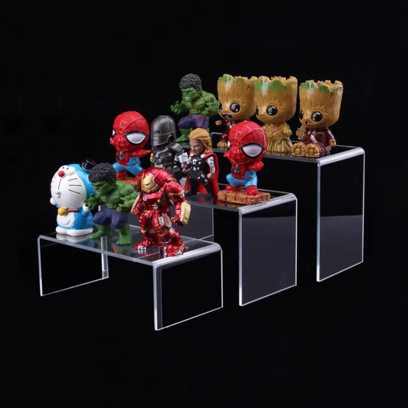 

Acrylic Make Up Holder Shoes Toy Action doll Display Stand Makeup Organizer Display Nail Polish Shelf Rack Wallet Bag Organizer