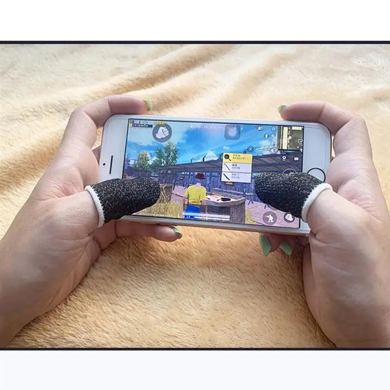 20 Pcs Finger Sleeve Screen Touch Breathable Game Cover Elastic Soft Cot Anti-Sweat Thumb Protector For Phone | Компьютеры и офис