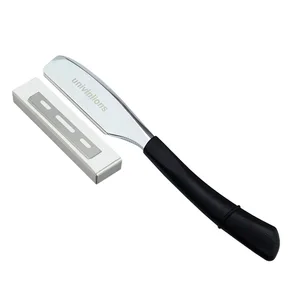 6-дюймовая бритва univinlions, серебристо-золотистая бритва, инструменты для бритья, лезвия для бритья волос, нож для бритья бороды, лица, подмышек, тела, против скольжения