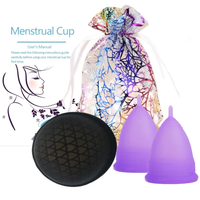 

3pcs Menstrual Reusable Disc Flat-fit Design Menstrual Cup Extra-Thin Sterilizing Silicone Menstrual Disk Tampon/Pad Alternative