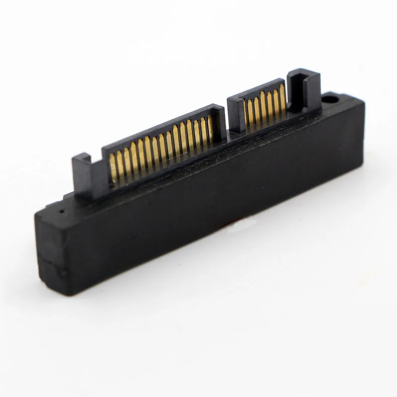 

SATA7+15pin Male To Female 90 Degree Elbow Reverse Adapter SATA Hard Disk Single-head Interface Adapter Card