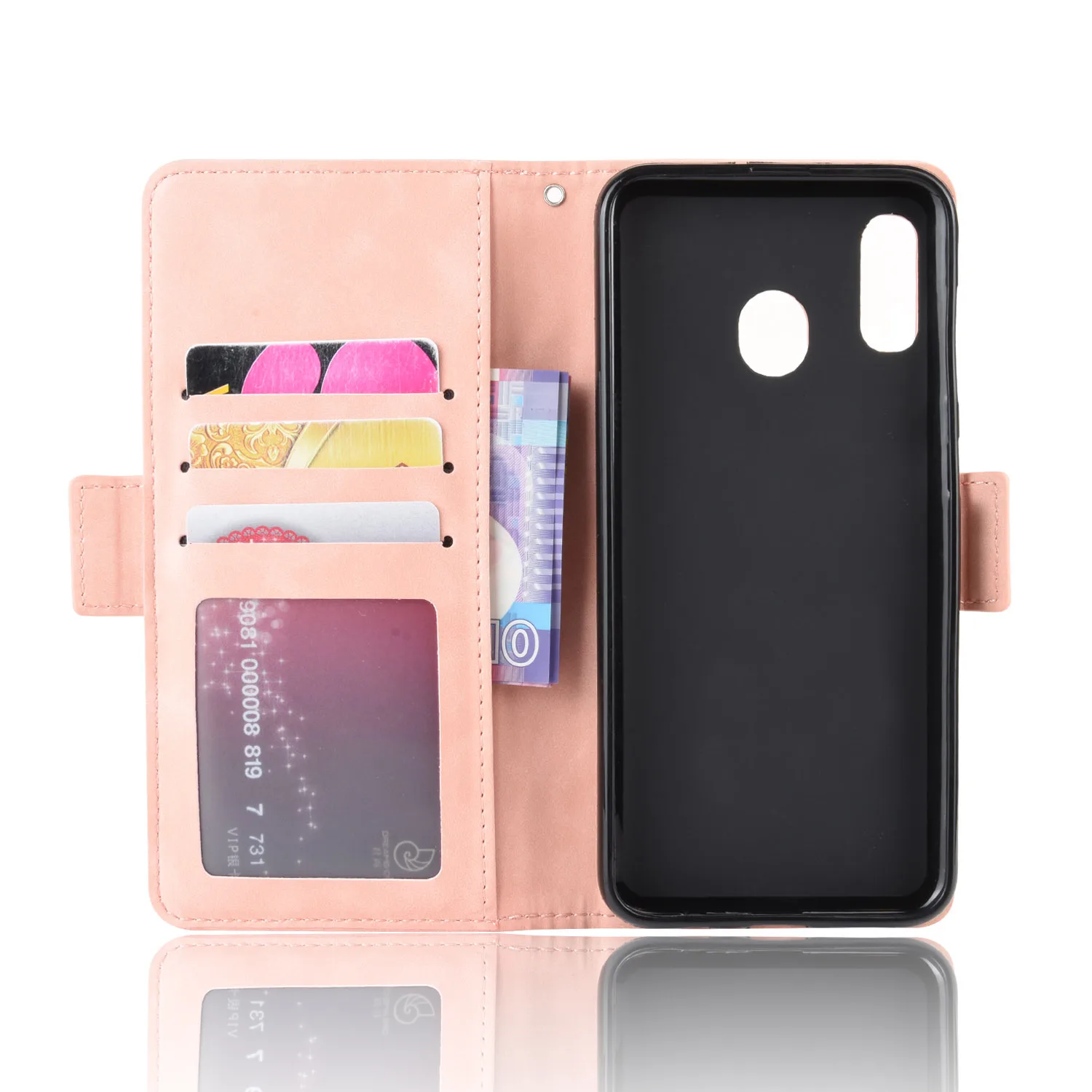 Чехол-бумажник с несколькими картами для samsung Galaxy A30 SM-A305G DS чехол-книжка из