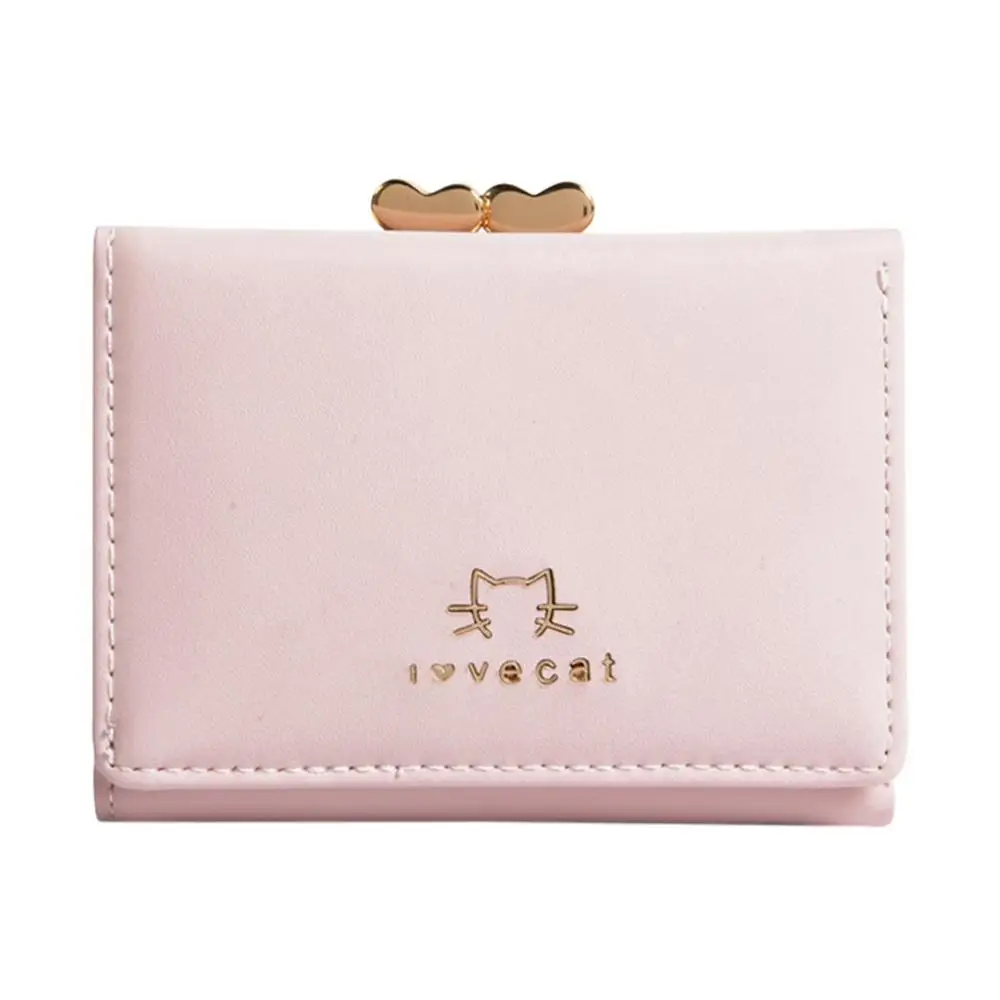 Новинка кошелек для монет несколько зажимов карт короткий женский клатч твердый