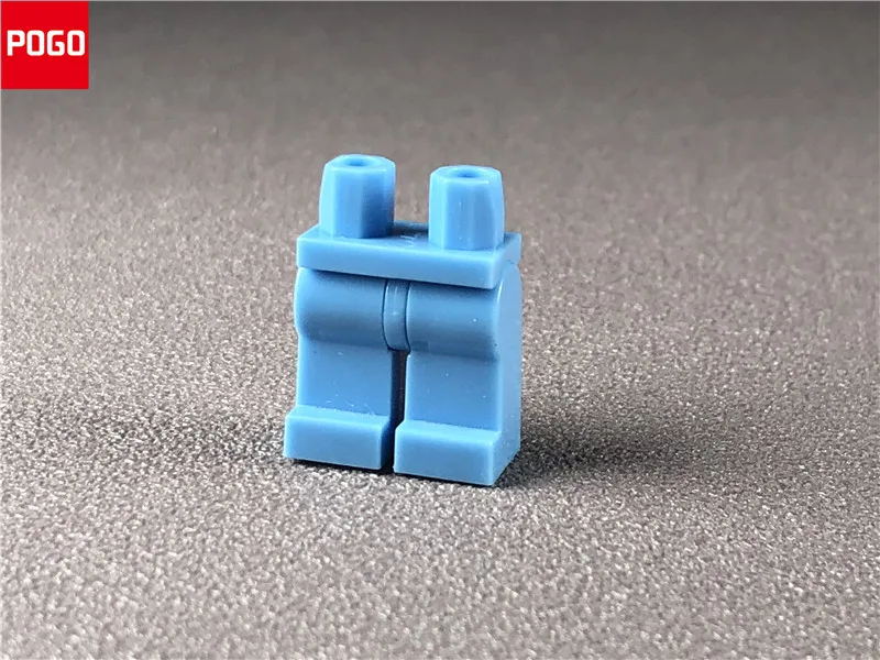 10 шт./лот кубики Moc hips модель фигурки Красочные Брюки DIY Развивающие строительные блоки мини куклы игрушки для детей Подарки - Цвет: light blue Trousers