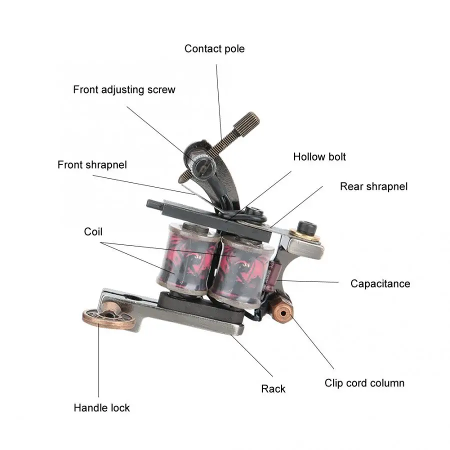 2шт профессиональная катушка тату машина для подводки шейдера красоты тело