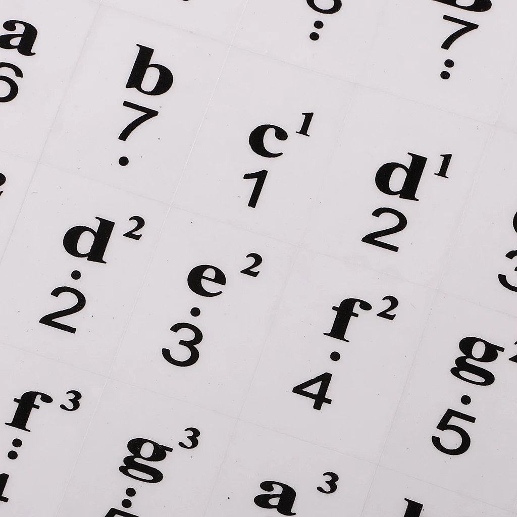 

Keyboard / Piano Stickers for 54/61 keys to Learn Piano CLEAR