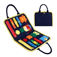 kids montessori toys baby touch board buckle training essential educational sensory board for toddlers ntelligence development